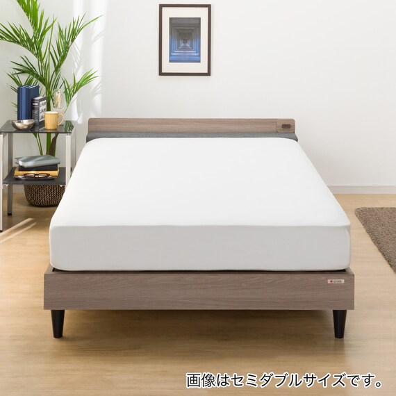 ダブル ロングになるベッドフレーム (LGS GY) 4枚目画像