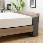 ダブル ロングになるベッドフレーム (LGS GY) 6枚目画像