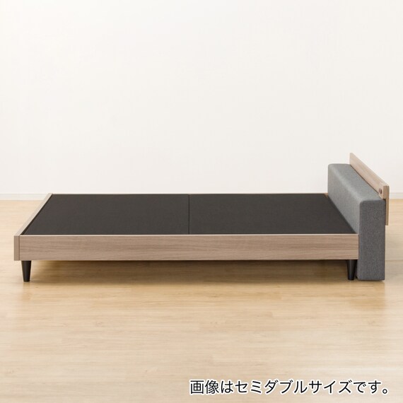 ダブル ロングになるベッドフレーム (LGS GY) 13枚目画像