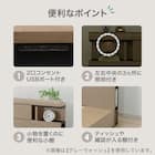 収納付きベッドフレーム ダブル (WP301 引き出し付き GW2) 2枚目画像