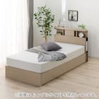 収納付きベッドフレーム ダブル (WP301 引き出し付き GW2) 5枚目画像