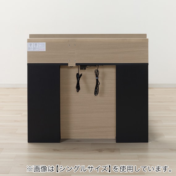 収納付きベッドフレーム ダブル (WP301 引き出し付き GW2) 8枚目画像