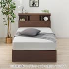 収納付きベッドフレーム クイーン (WP301 引き出し付き MBR) 7枚目画像