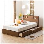 セミダブルベッドフレーム (アザン3 浅型/MBR2) 1枚目画像