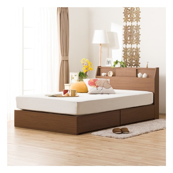 セミダブルベッドフレーム (アザン3 浅型/MBR2) 5枚目画像