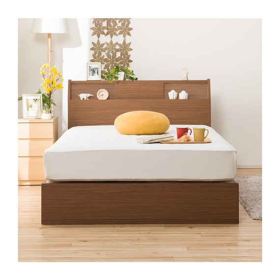 セミダブルベッドフレーム (アザン3 浅型/MBR2) 6枚目画像