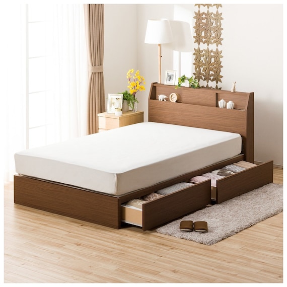 セミダブルベッドフレーム (アザン3 浅型/MBR2) 7枚目画像