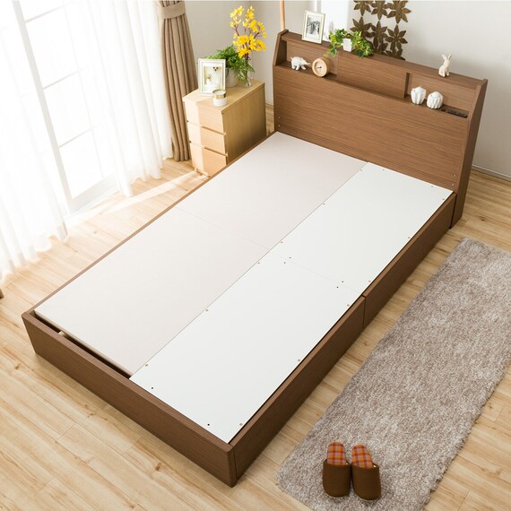 セミダブルベッドフレーム (アザン3 浅型/MBR2) 10枚目画像