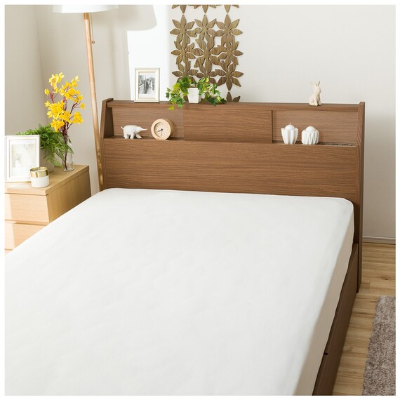 セミダブルベッドフレーム (アザン3 浅型/MBR2) 12枚目画像