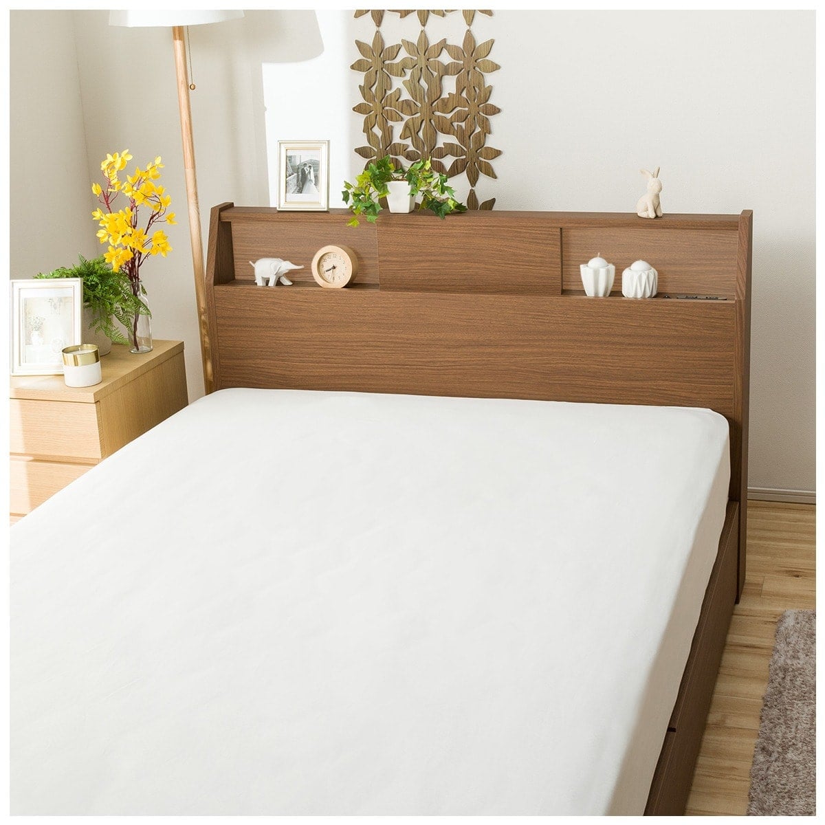 ダブルベッドフレーム(アザン MBR2 アサヒキ25) | ニトリネット【公式