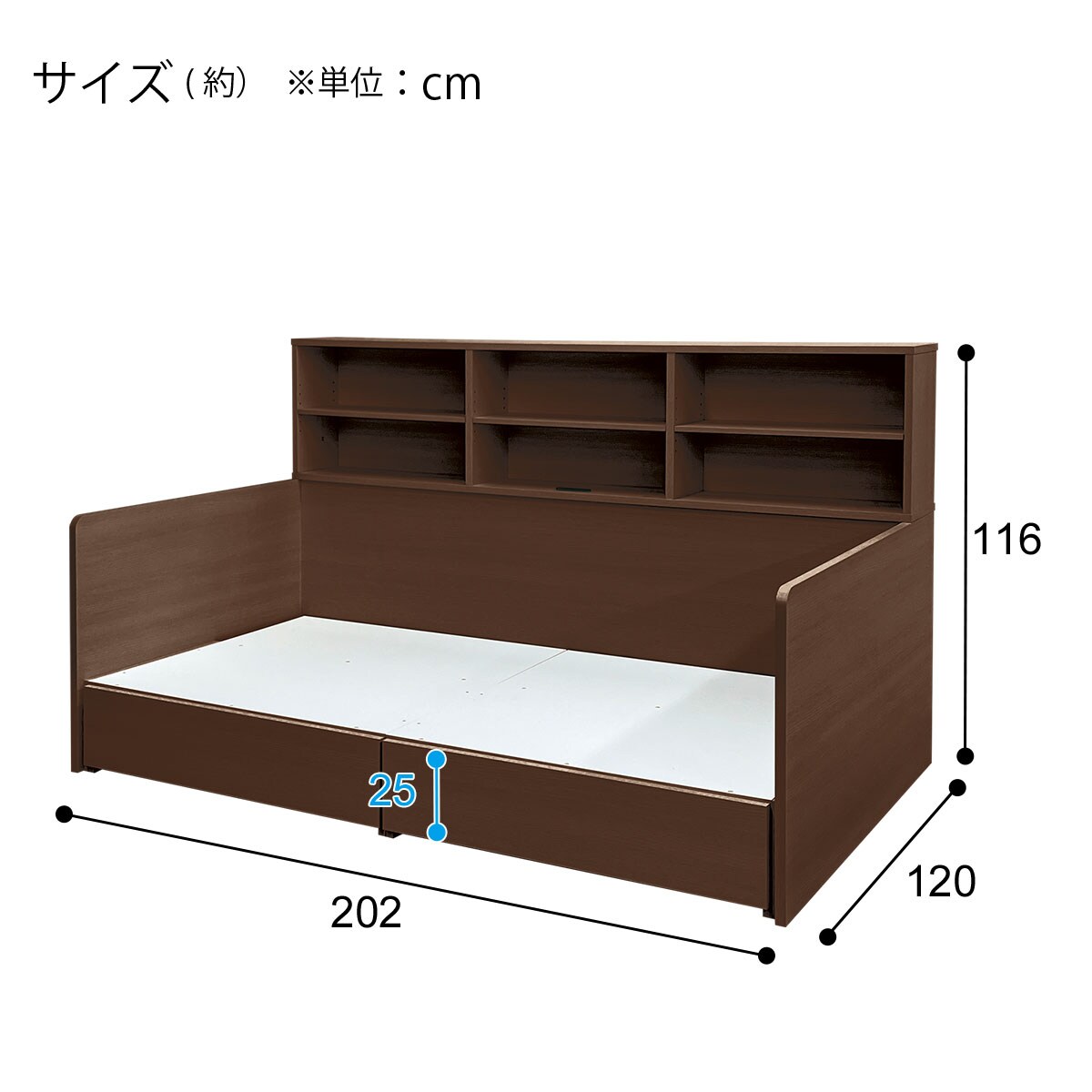 リサイクルサービス八光 田上店 配達・設置OK】ニトリ ディベッド(テフ2) 販売