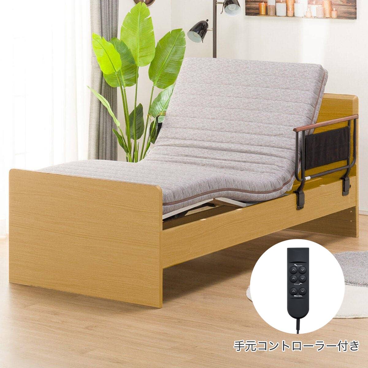 介護用　にも最適な　電動ベッド　ニトリで約17万で購入　ベッド & マットセット ニトリ（NITORI） 非課税 電動シングルベッドフレーム + マットレス +