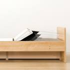 【非課税】電動シングルベッドフレーム+マットレス+サイドガード2本セット(メリッサ3 DR 2M02 LBR/NスリープE1-03VB) 11枚目画像