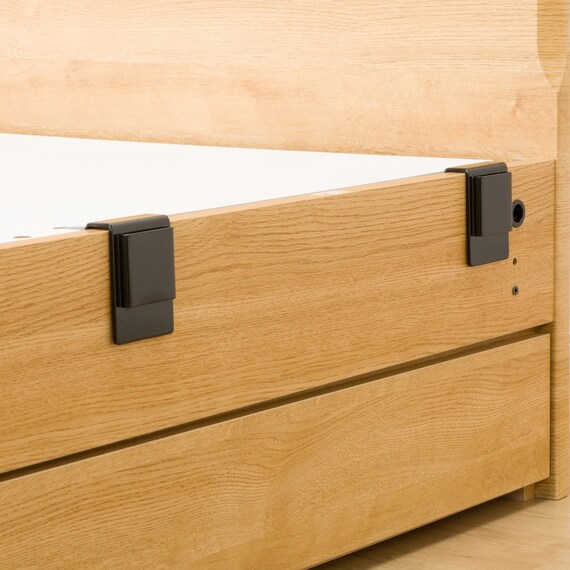 【非課税】電動シングルベッドフレーム+マットレス+サイドガード2本セット(メリッサ3 DR 2M02 LBR/NスリープE1-03VB) 14枚目画像