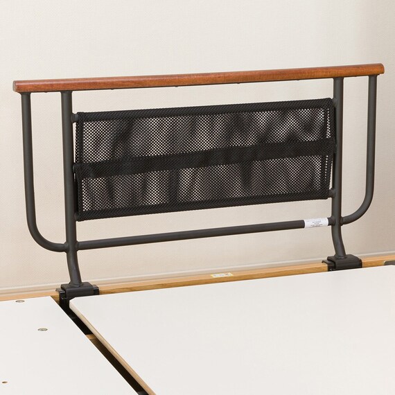 【非課税】電動シングルベッドフレーム+マットレス+サイドガード2本セット(メリッサ3 DR 2M02 LBR/NスリープE1-03VB) 21枚目画像