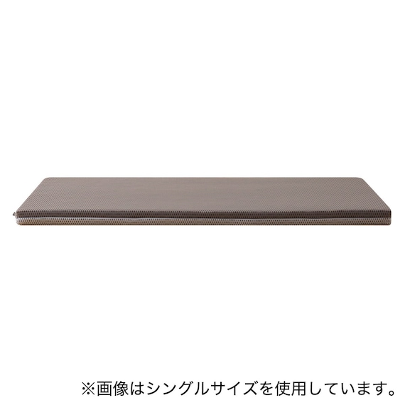 電動セミダブルベッドフレーム+マットレス+サイドガード1本セット(メリッサ3 ST 2M LBR/U3-02) 20枚目画像