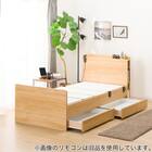 【非課税】電動シングルベッドフレーム+マットレス+サイドガード2本セット(カイト3 DR 2M02 LBR/NスリープE1-03VB) 7枚目画像