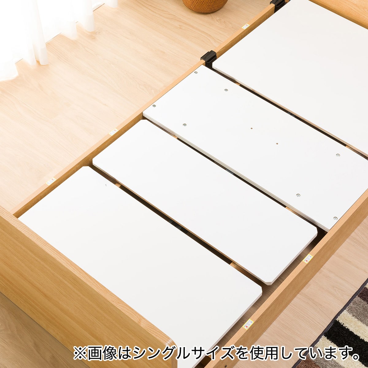 電動セミダブルベッドフレーム(カイト3 ST 2M LBR) | ニトリネット