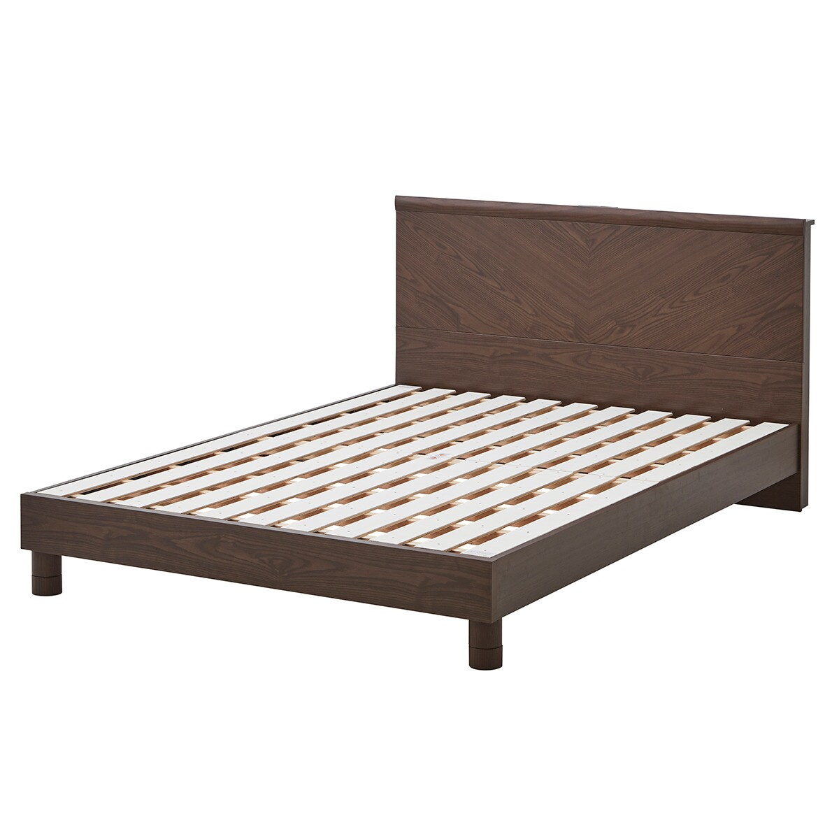 すのこダブルベッドフレーム(KG フラット MBR ST) | ニトリネット