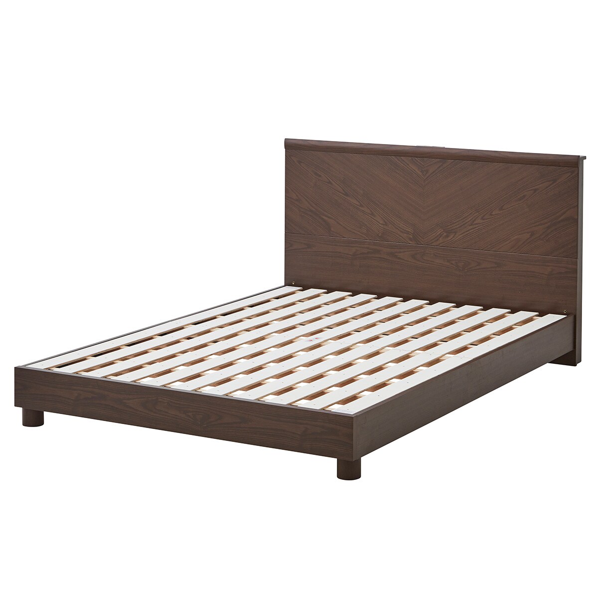 すのこダブルベッドフレーム(KG フラット MBR ST) | ニトリネット