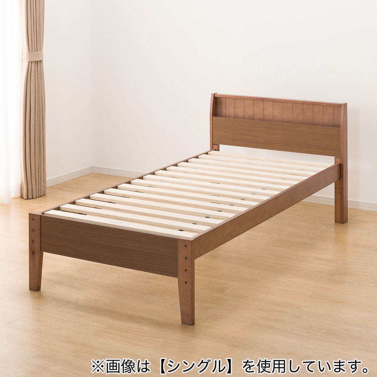 すのこセミダブルベッドフレーム(SP401 スピース3 SL MBR