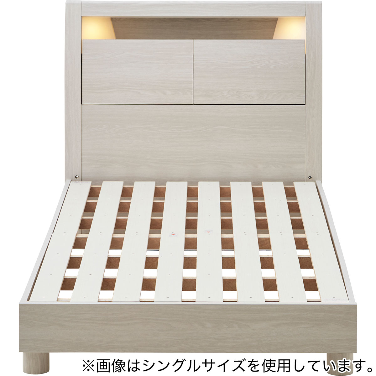 ニトリ⭐️すのこセミダブルベッドフレーム⭐️白 すのこセミダブルベッドフレーム(KB WW ST) | ニトリネット【公式