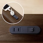 棚・コンセント・照明付きセミダブルベッドフレーム(KB MBR 引出付き/すのこ) 10枚目画像