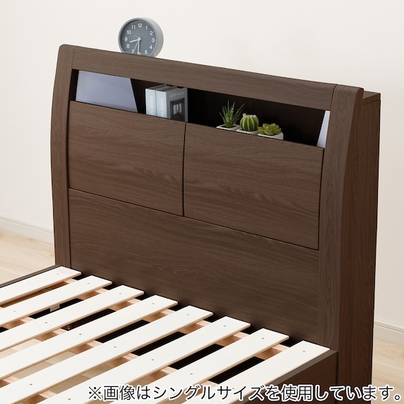 すのこダブルベッドフレーム(KB MBR ST) 13枚目画像