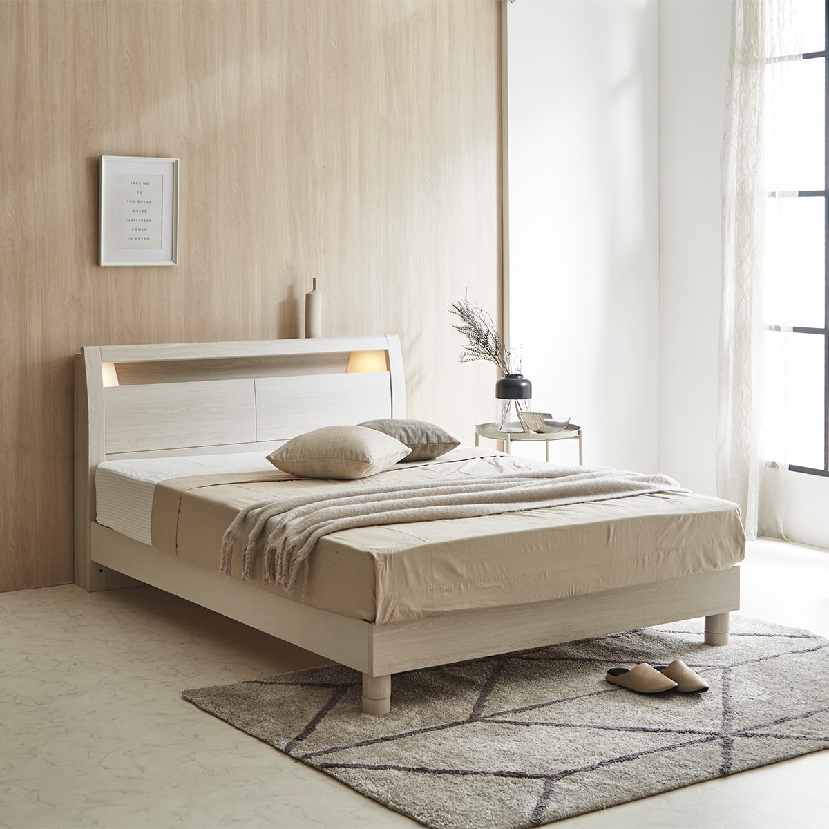 すのこダブルベッドフレーム(KB WW ST) | ニトリネット【公式】 家具