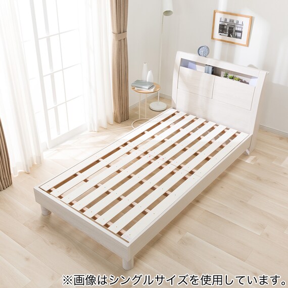 すのこダブルベッドフレーム(KB WW ST) 4枚目画像