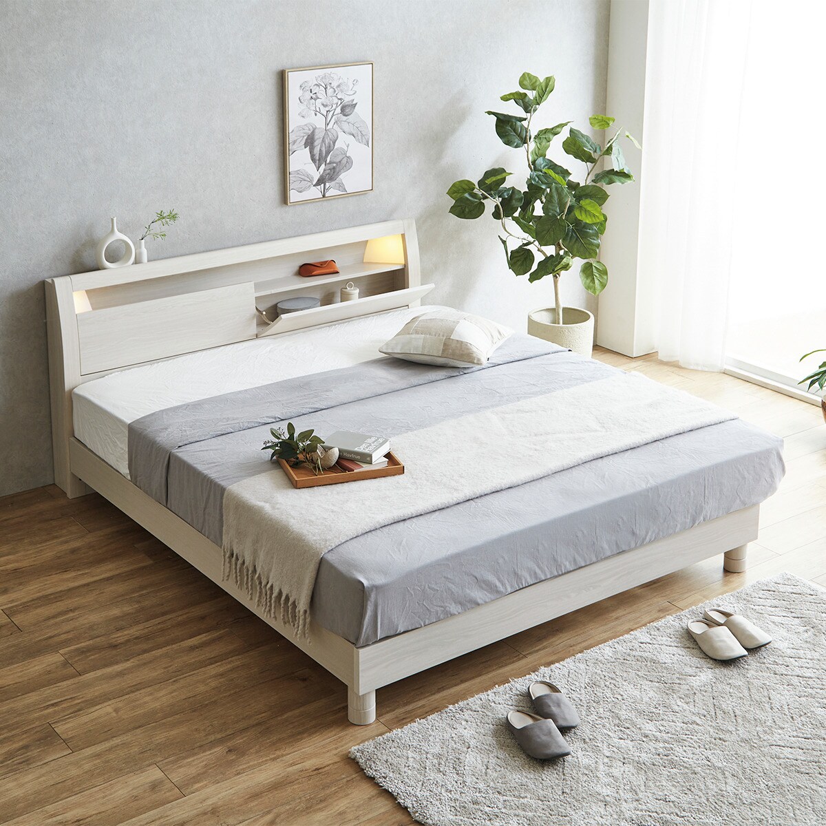 すのこクイーンベッドフレーム(KB WW ST) | ニトリネット【公式】 家具