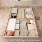 セミダブル コンセント棚付きチェストベッド (ストカトーレアイボリー) 6枚目画像