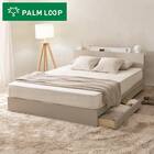 ダブル コンセント棚付きチェストベッド (ストカトーレアイボリー) 1枚目画像