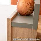 ダブル コンセント棚付きチェストベッド (ストカトーレアイボリー) 5枚目画像