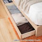 ダブル コンセント棚付きチェストベッド (ストカトーレアイボリー) 8枚目画像