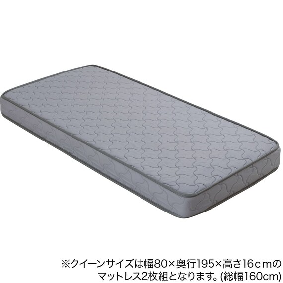 ボンネルマットレス(ROM クイーン グレー) 1枚目画像