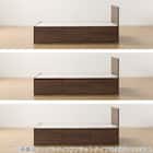 【大容量収納×棚・コンセント付き】チェストベッド + マットレスセット シングル (N-ジオT2 40M-S すのこ MBR2/U3-03 EM) 12枚目画像