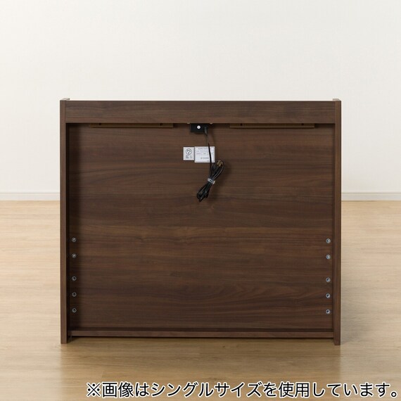 【大容量収納×棚・コンセント付き】チェストベッド + マットレスセット シングル (N-ジオT2 40M-S すのこ MBR2/U3-03 EM) 20枚目画像