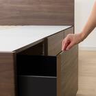 【大容量収納×棚・コンセント付き】チェストベッド + マットレスセット シングル (N-ジオT2 40M-S すのこ MBR2/U3-03 EM) 25枚目画像