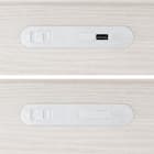 【大容量収納×棚・コンセント付き】セミダブルチェストベッドフレーム (N-ジオT2 40M-S すのこ WW) 21枚目画像