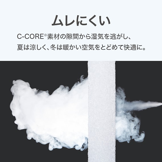 通気性の良い高反発セミダブルマットレス(Nスリープ プラスエア NF005) 6枚目画像