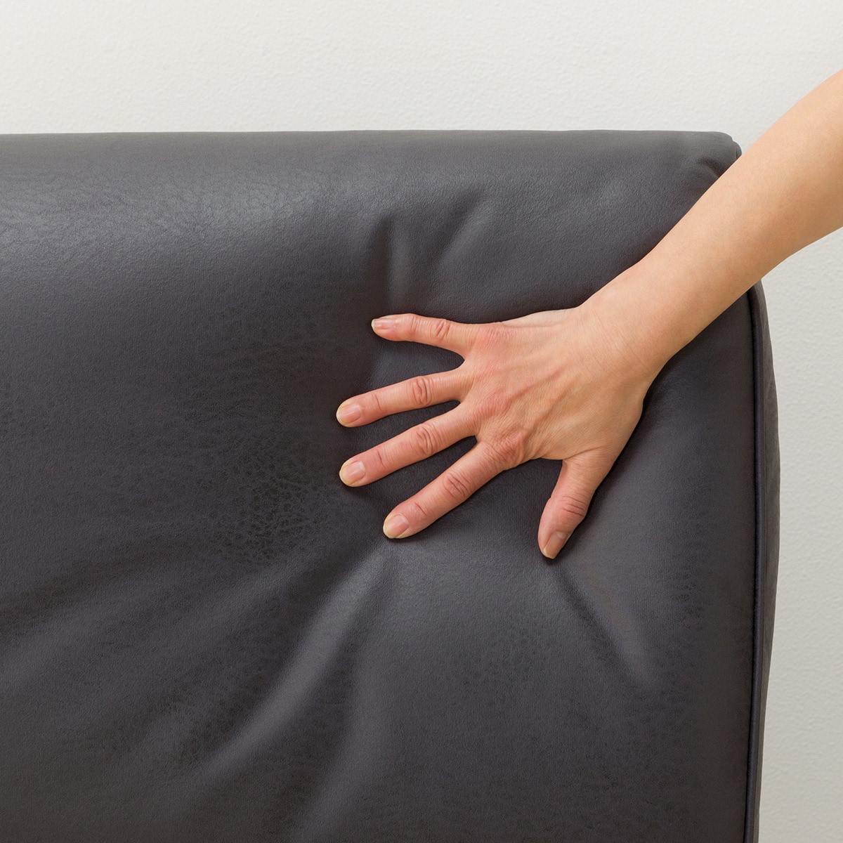 シングル 触り心地のよいレザー調ベッドフレーム (GY) | ニトリ