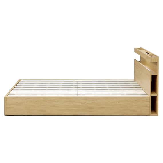 シングル 棚・照明付きベッドフレーム (NA) 3枚目画像