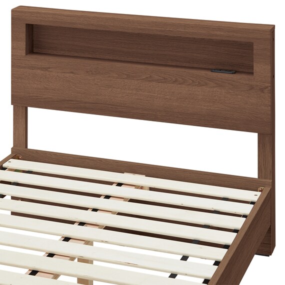 シングル すのこベッドフレームマットレスセット(ヘンリック KD MBR/Nスリープ CH2-02 EM) 9枚目画像