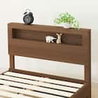 シングルベッドフレーム(ヘンリック 棚・コンセント付き KD MBR) 4枚目画像