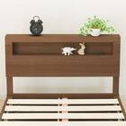 シングルベッドフレーム(ヘンリック 棚・コンセント付き KD MBR) 5枚目画像