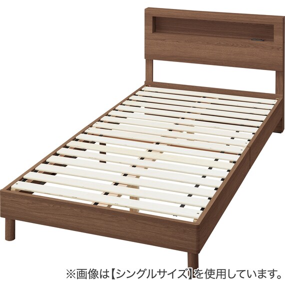 すのこベッド + マットレスセット セミダブル (ヘンリック KD MBR/N 