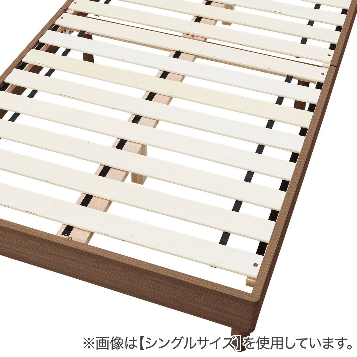 セミダブル すのこベッドフレームマットレスセット(ヘンリック KD MBR