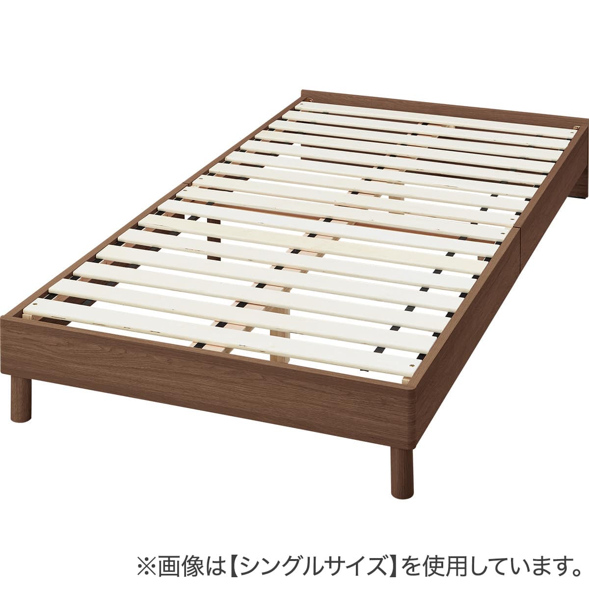 セミダブル すのこベッドフレームマットレスセット(ヘンリック KD MBR