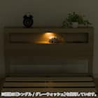 セミダブルベッドフレーム(ヘンリック 棚・コンセント付き MBR) 6枚目画像